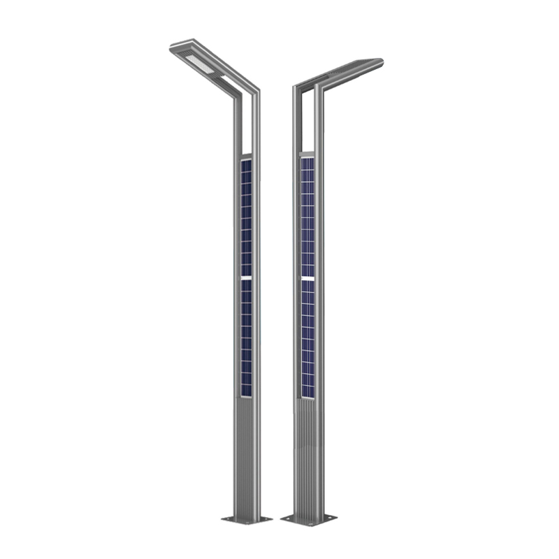 DDK-GN003 dobleng panig na isinama ang solar aluminyo poste