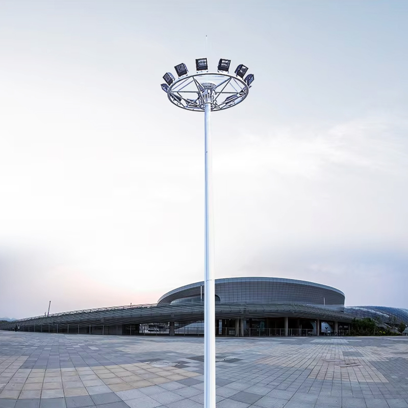 Napapasadyang Dodecagon Dalawampung Sided High Mast Poles Para sa Highway Stadium