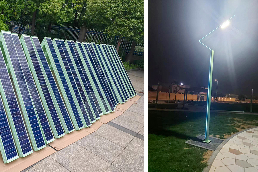 UAE-Aluminum profile light poste