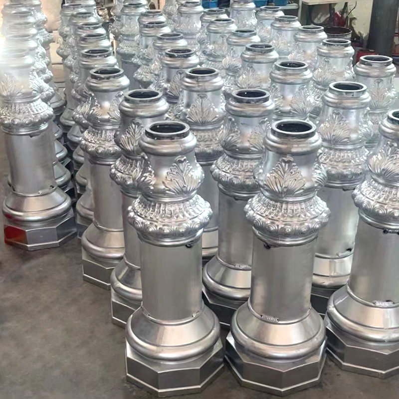 DDK-1401 pandekorasyon base takip aluminyo takip para sa mga light pole panlabas na mga fixtures